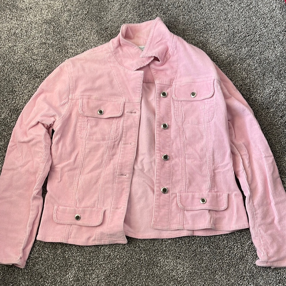 Light pink curdoroy jacket